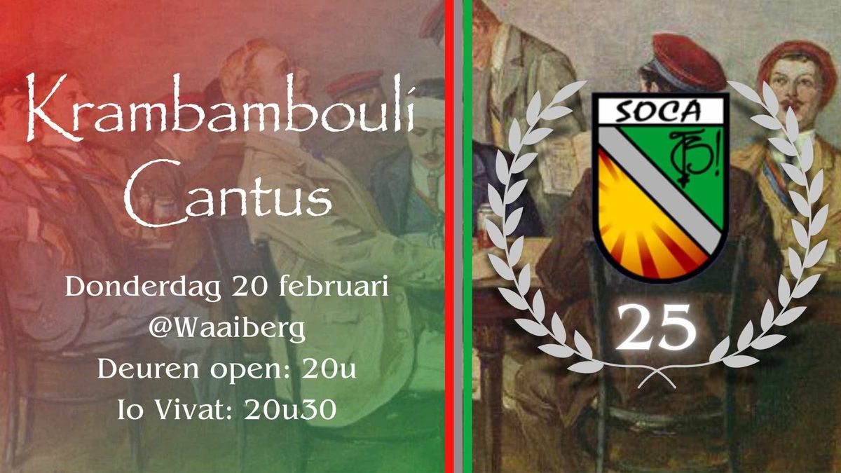 Lustrum SocA: Krambambouli cantus