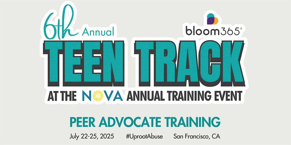 bloom365 TEEN TRACK at NOVA's 51st  Annual Training Event