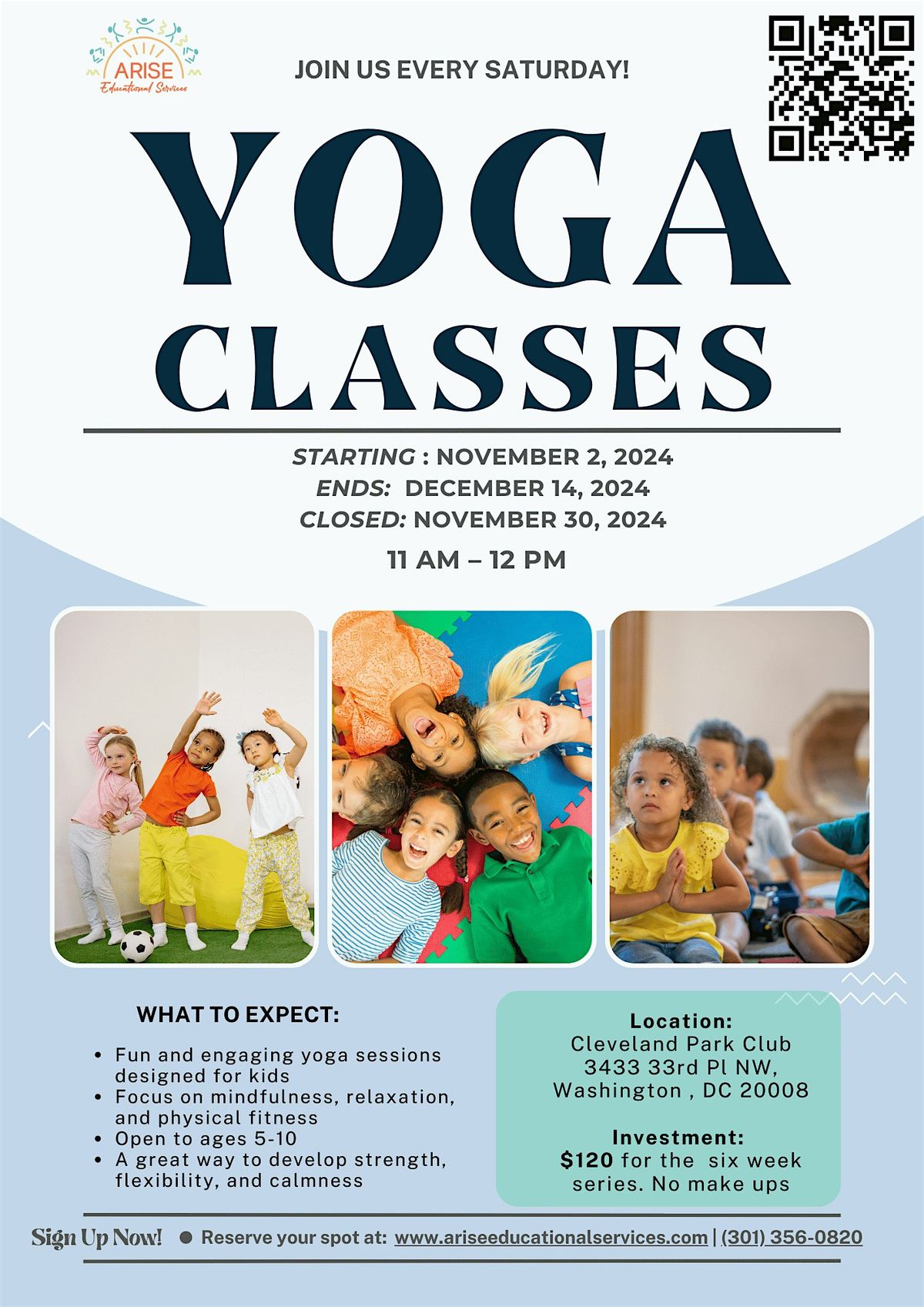 Youth Yoga Saturday - Mindfulness for Kids