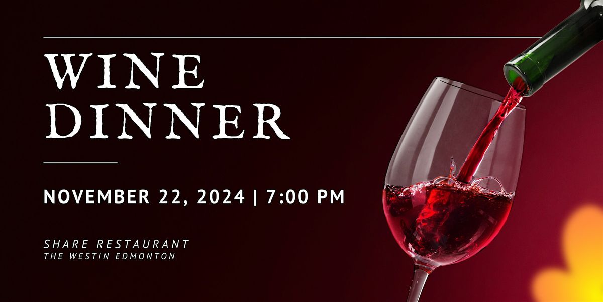 Wine Dinner at Share Restaurant