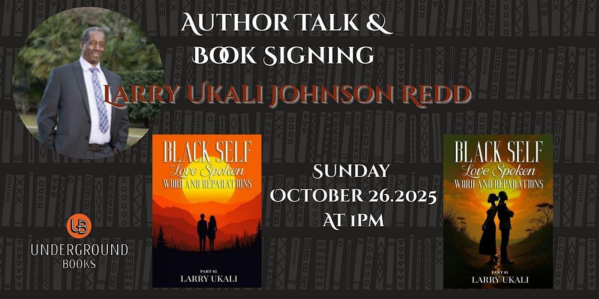 Author Talk and Book Signing featuring Larry Ukali Johnson-Redd