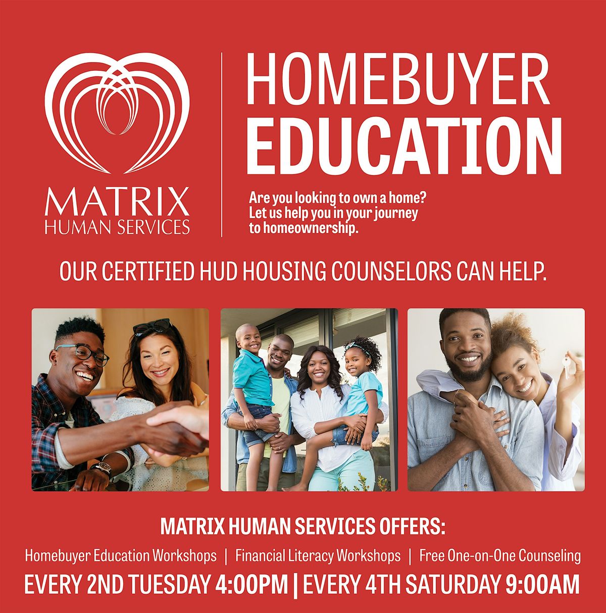 Homebuyer Education Workshop (Sat. Morning)
