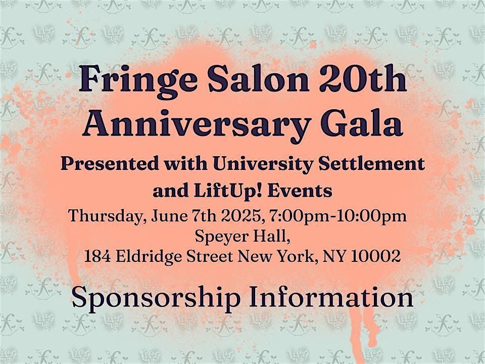 Fringe Salon 20th Anniversary Party