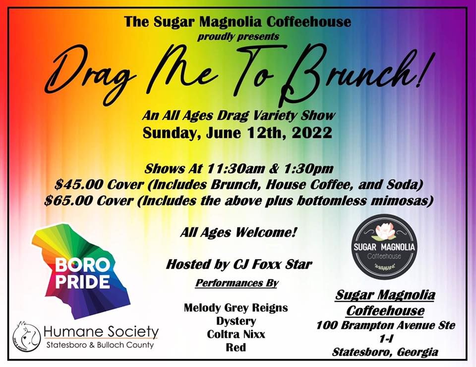 Drag Me to Brunch @ Sugar Magnolia Coffeehouse