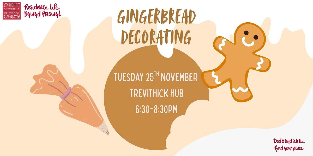 Gingerbread Decorating| Addurno Torth Sinsir