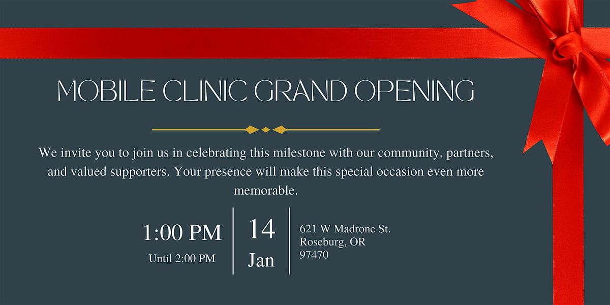 Mobile Medical Clinic Ribbon Cutting