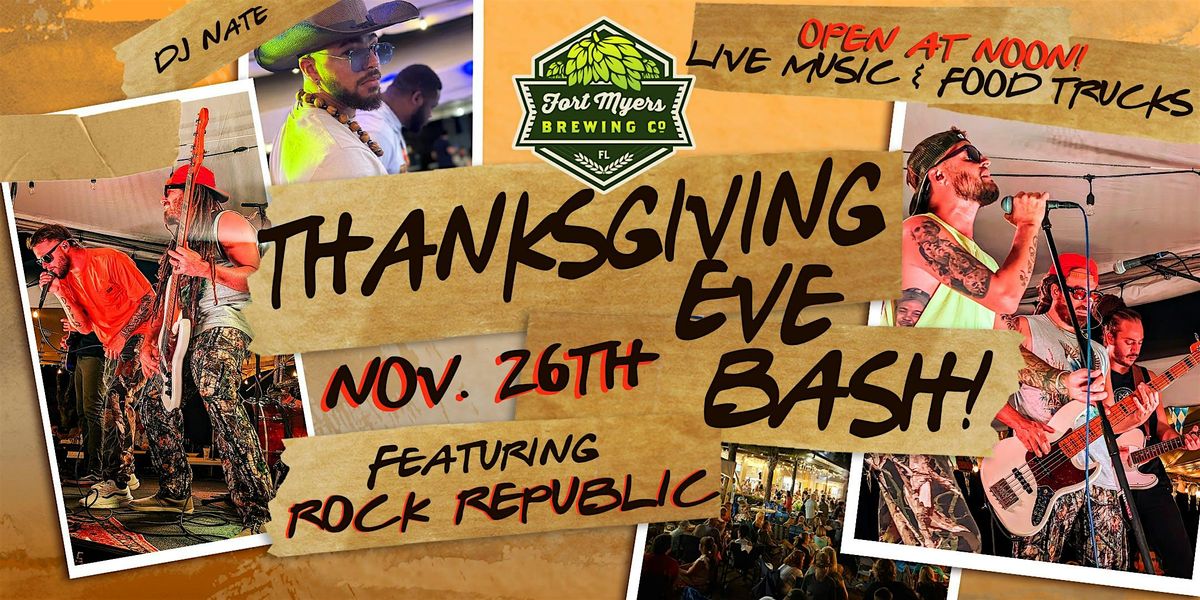 FMBrew's Thanksgiving Eve Bash!