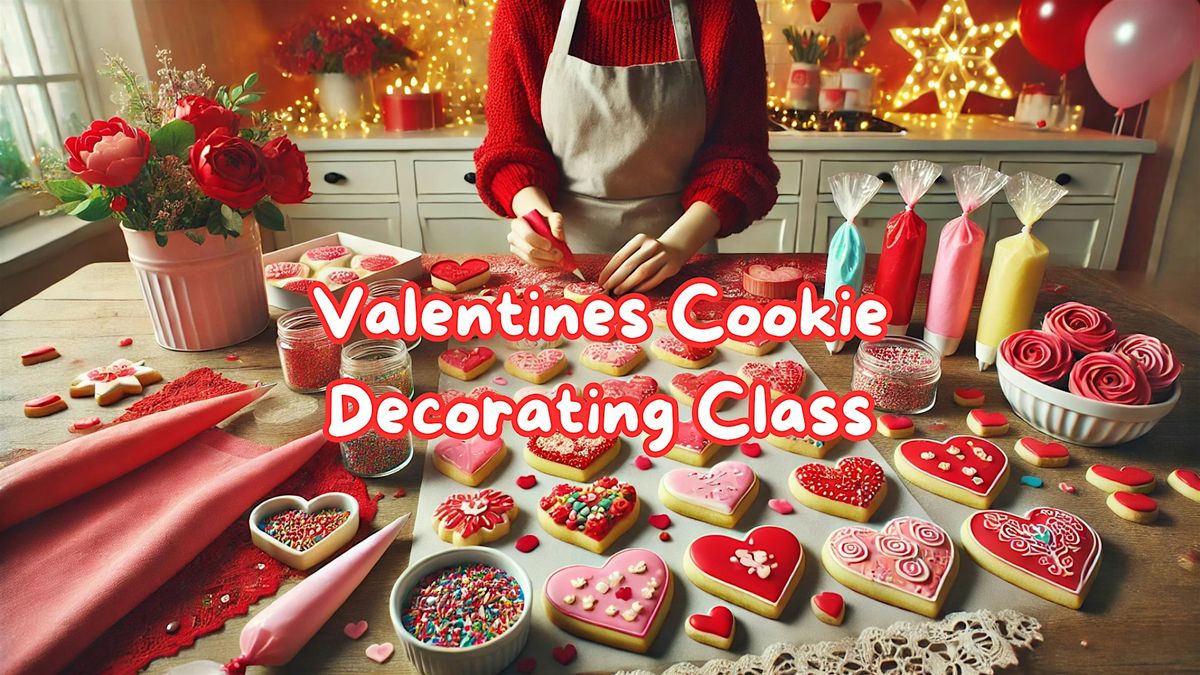 Valentine's Cookie Decorating Class With Ali Cat Bakery