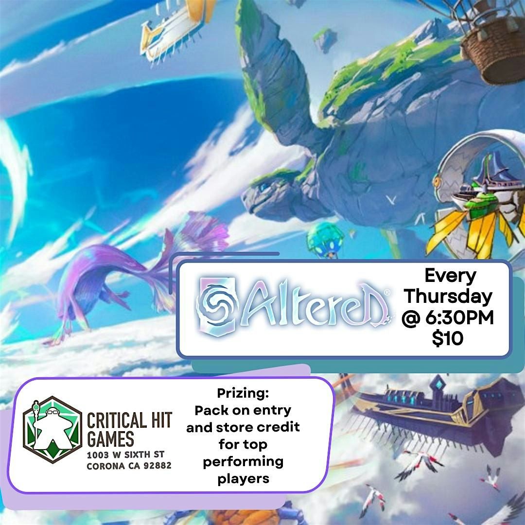 Altered TCG Weeklies