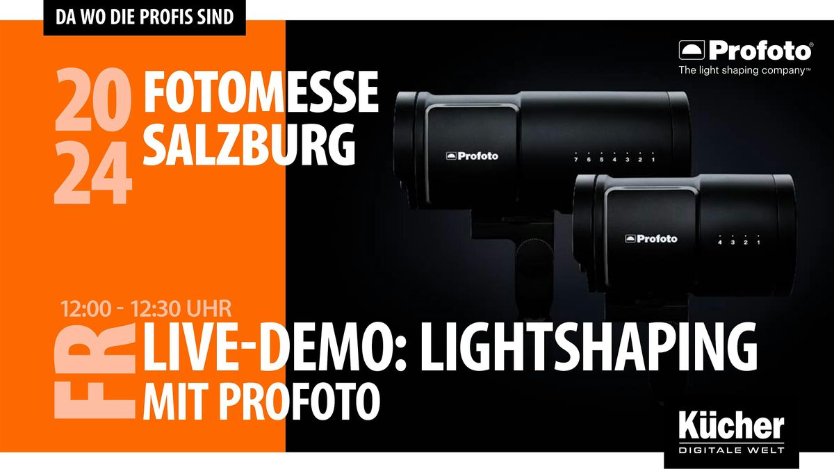 LIVE-Demo: Lightshaping mit Profoto