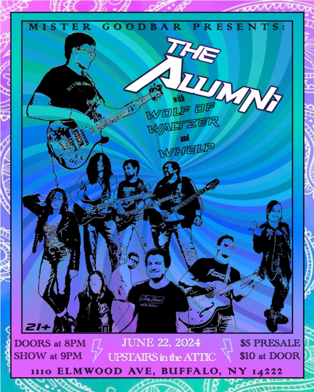 The Alumni @ Mr. Goodbar w\/ Special Guests WHELP and Wolf of Waltzer