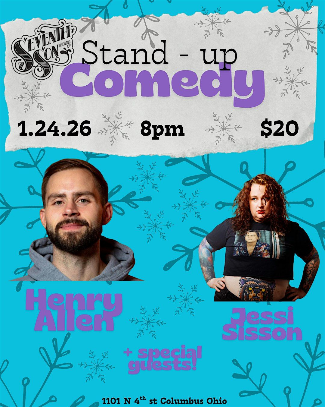 Stand Up Comedy Night with Henry Allen and Jessi Sisson