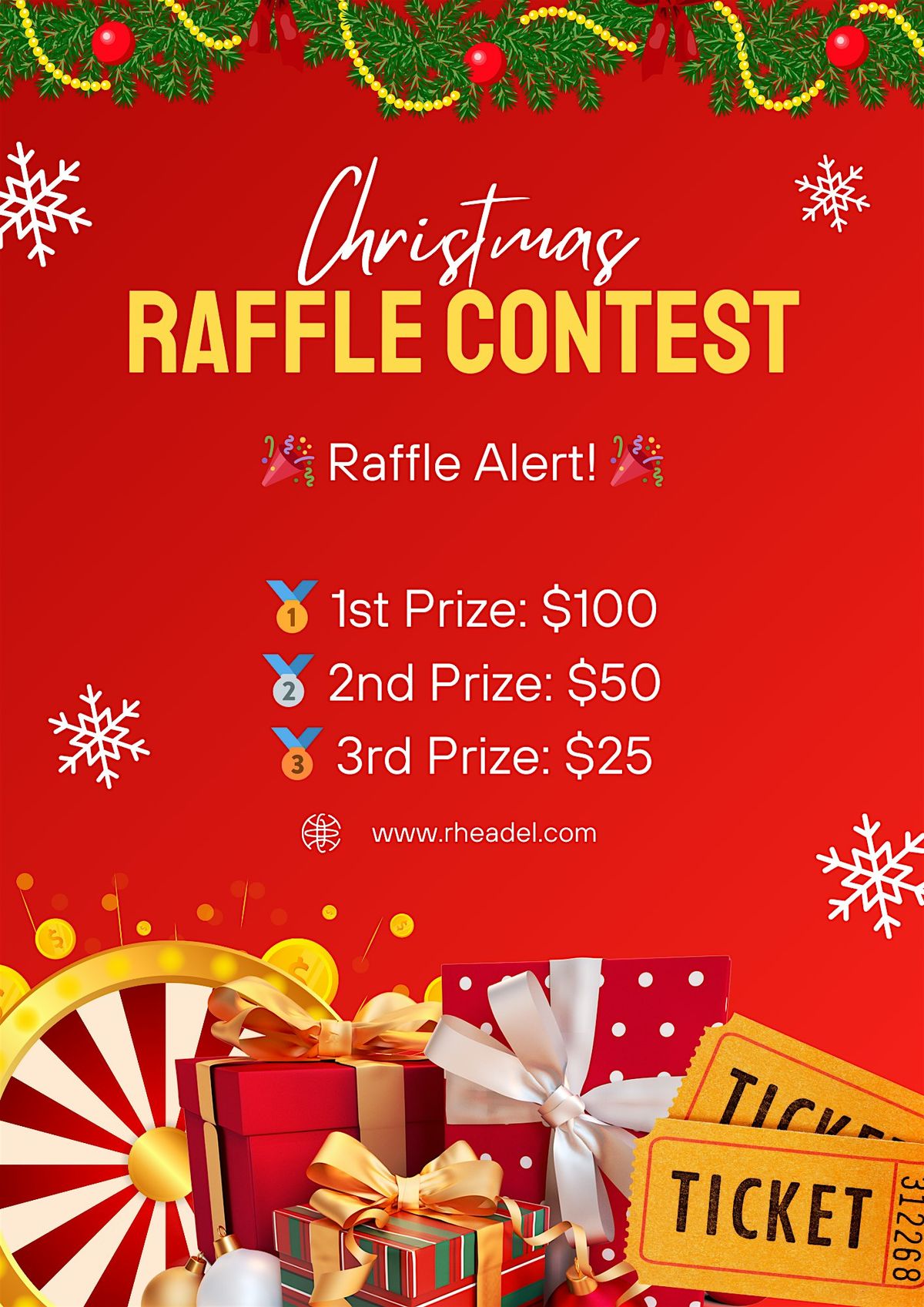 Win With Rhea: Christmas Raffle