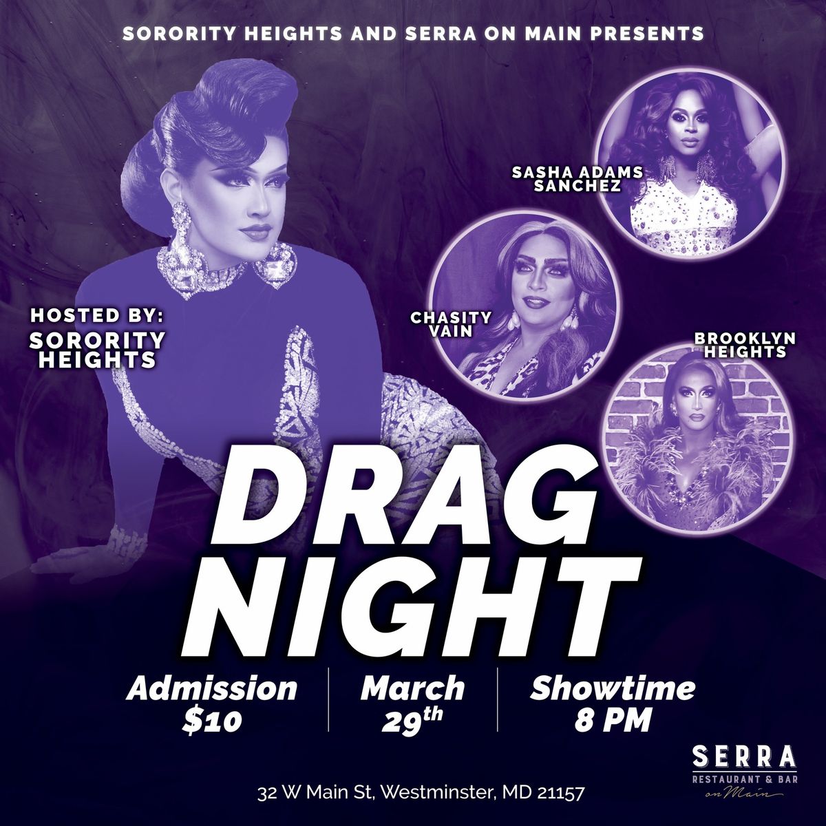 Drag Night at Serra! \ud83d\udc83 (Westminster, MD)