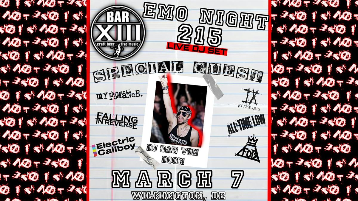 Emo Night 215 at Bar XIII