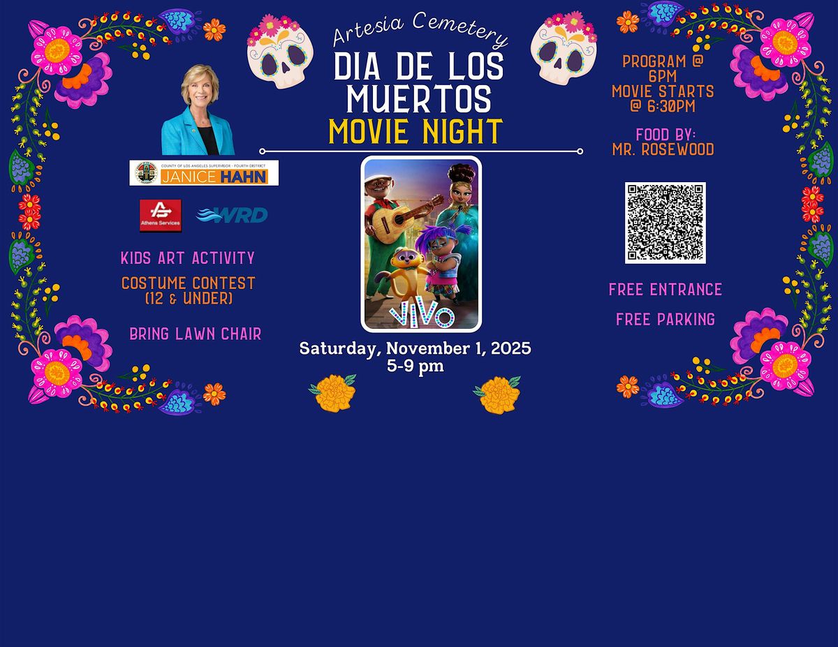 Dia De Los Muertos Movie Night