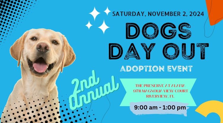 DOGS DAY OUT - ADOPTION EVENT 