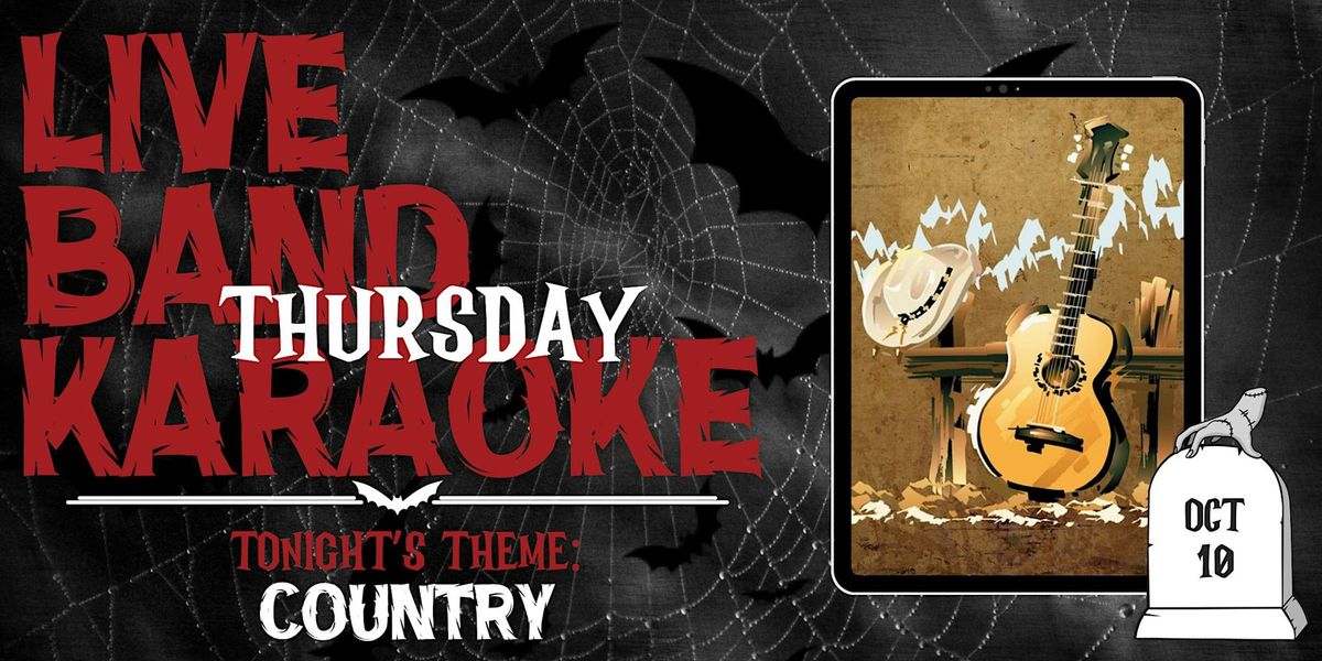 Country | Live Band Karaoke @ Third Rail