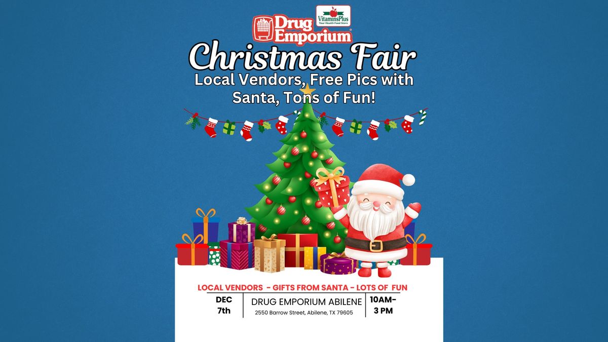 Drug Emporium Abilene Local Christmas Fair! 