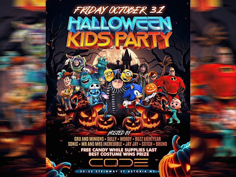 Kids Halloween Party at CODE Astoria