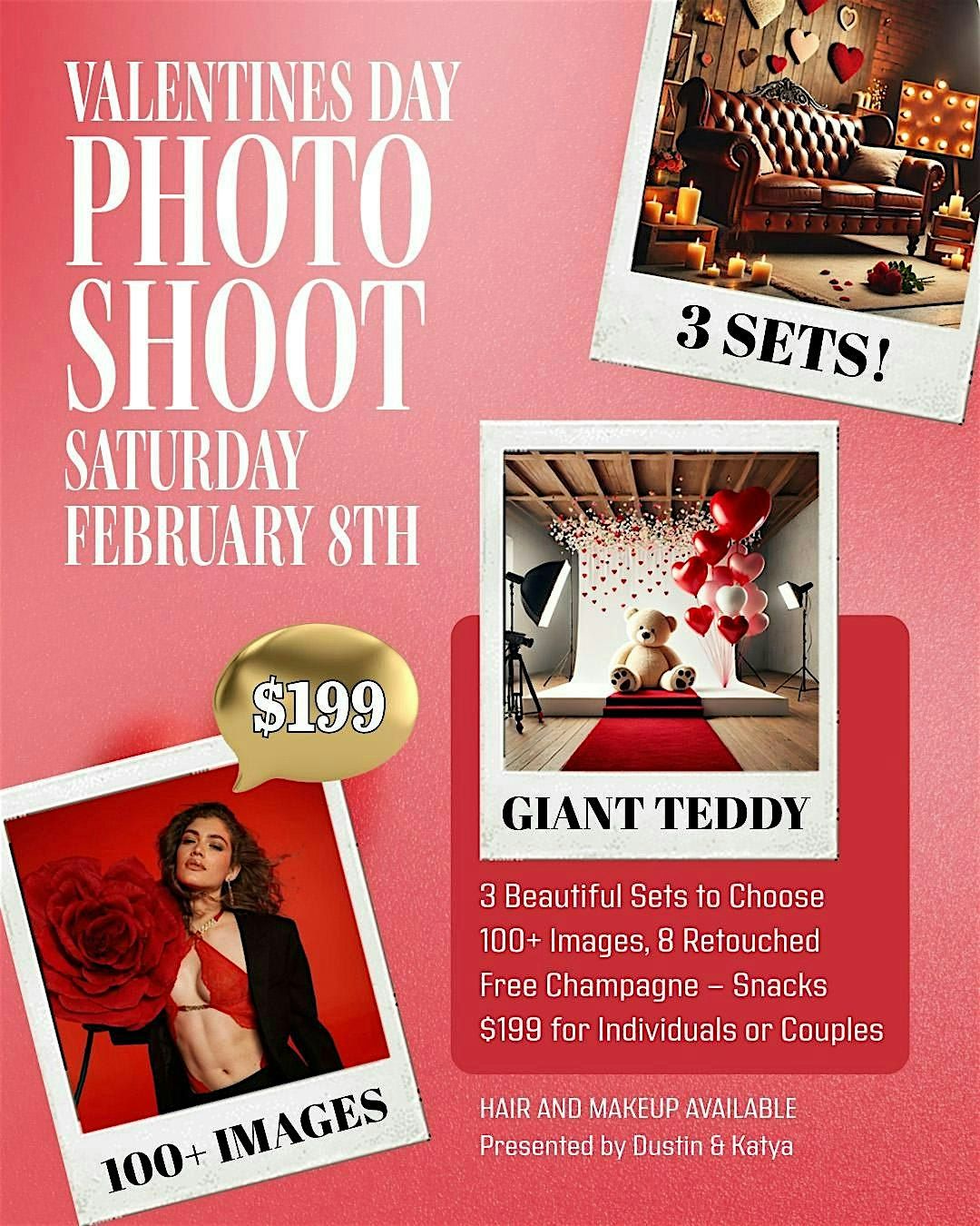 Valentine's Photoshoot Day Experience