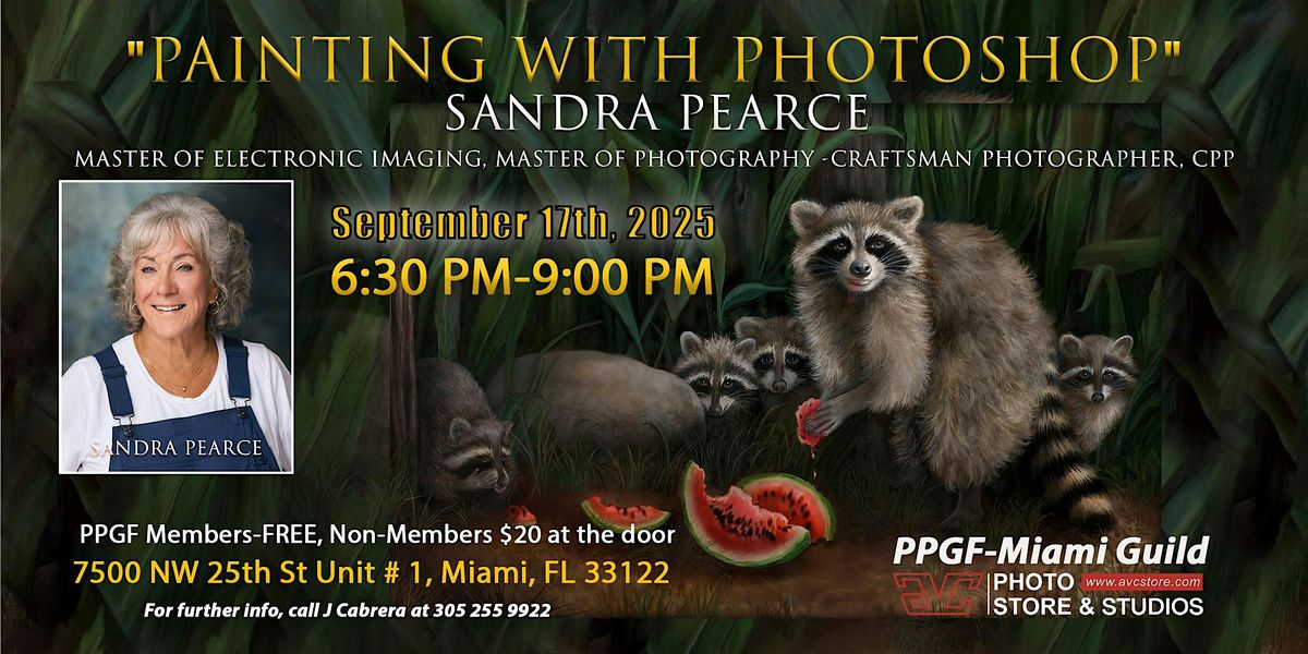 PHOTOGRAPHY: PAINTING WITH PHOTOSHOP -  SANDRA PEARCE