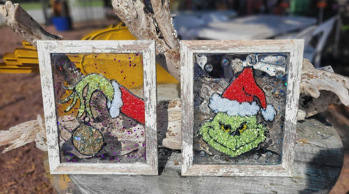 Black Friday Grinchy Resin Workshop