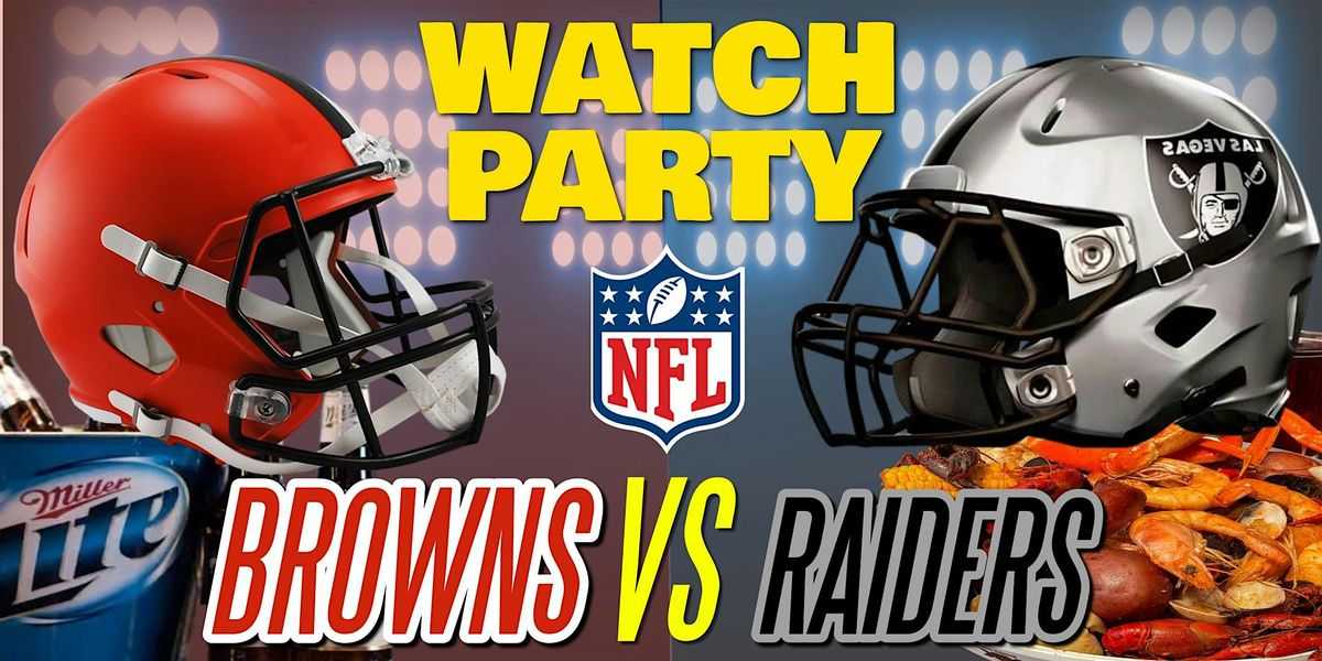 Browns vs Raiders!! - Watch Party at The Revel!