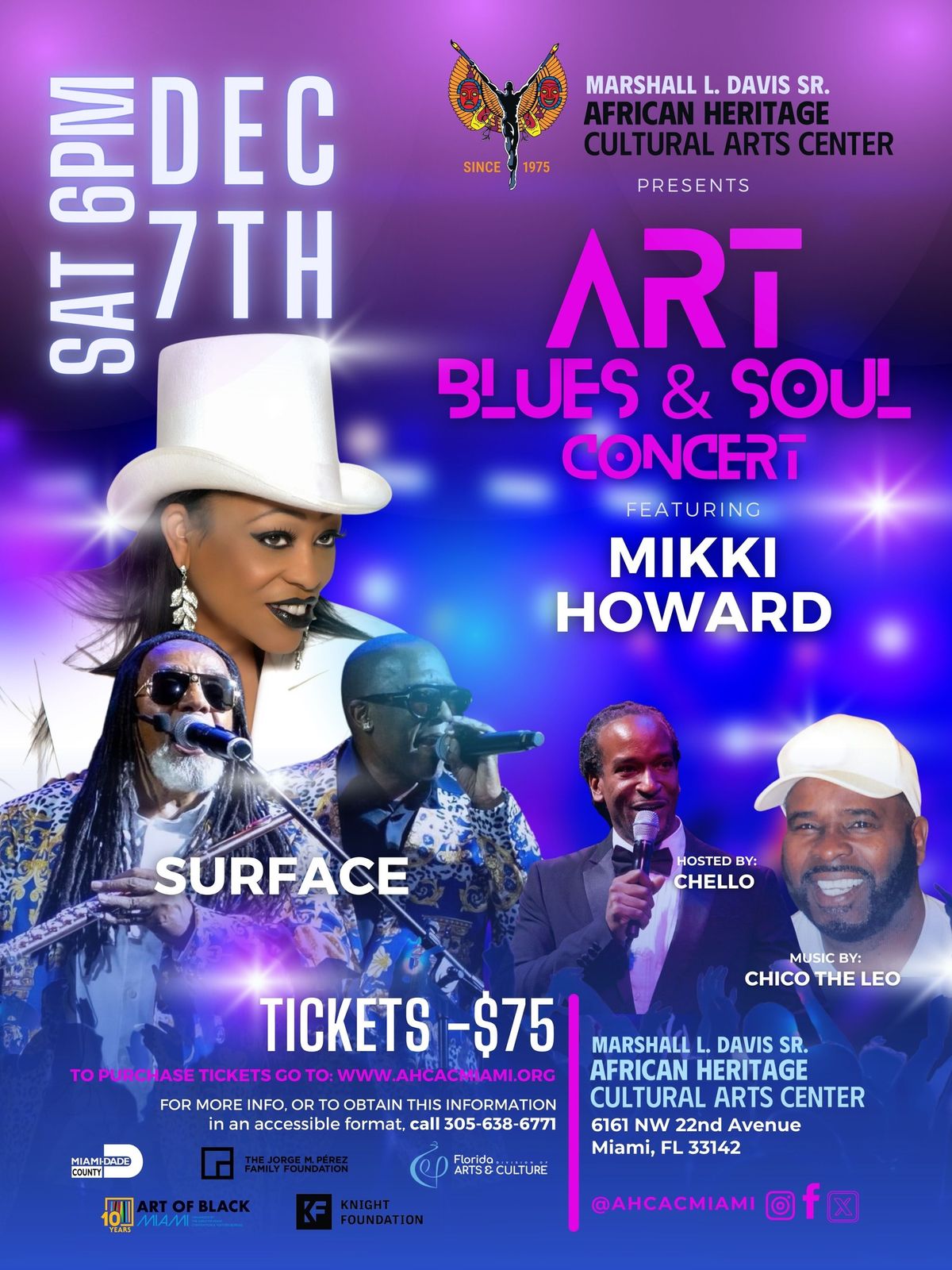 8th Annual ART, BLUES, & SOUL CONCERT