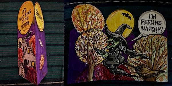 "Feeling Witchy" Card or Fridge Magnet | Cheryl Bielli, instructor