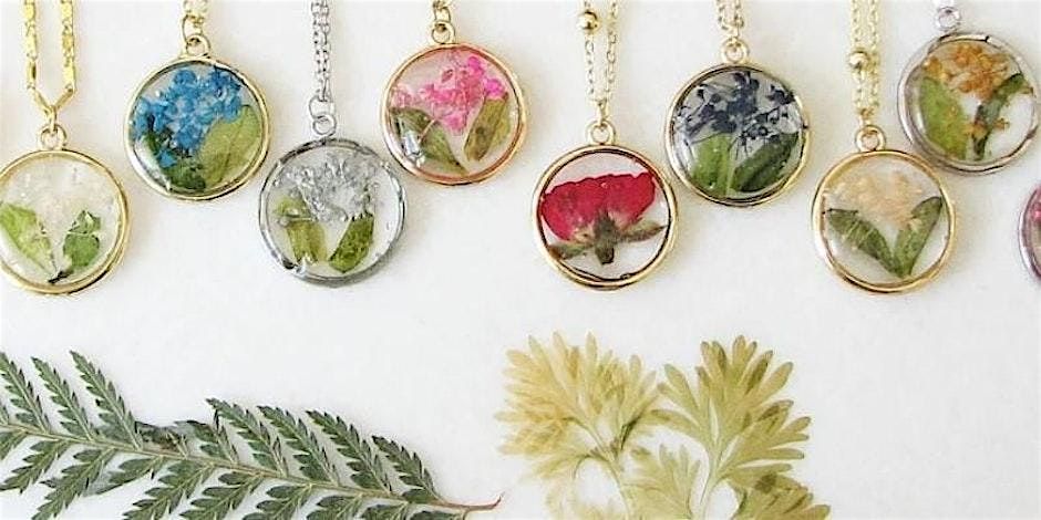 Botanical Resin Pendants