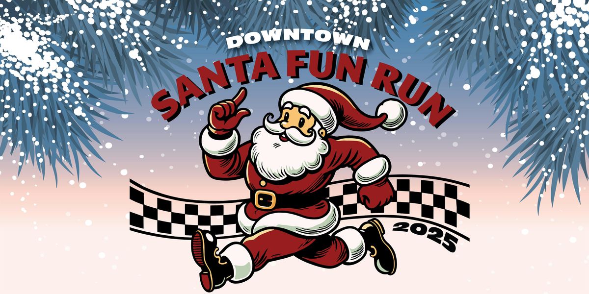 Downtown Watertown SD Santa FUN Run