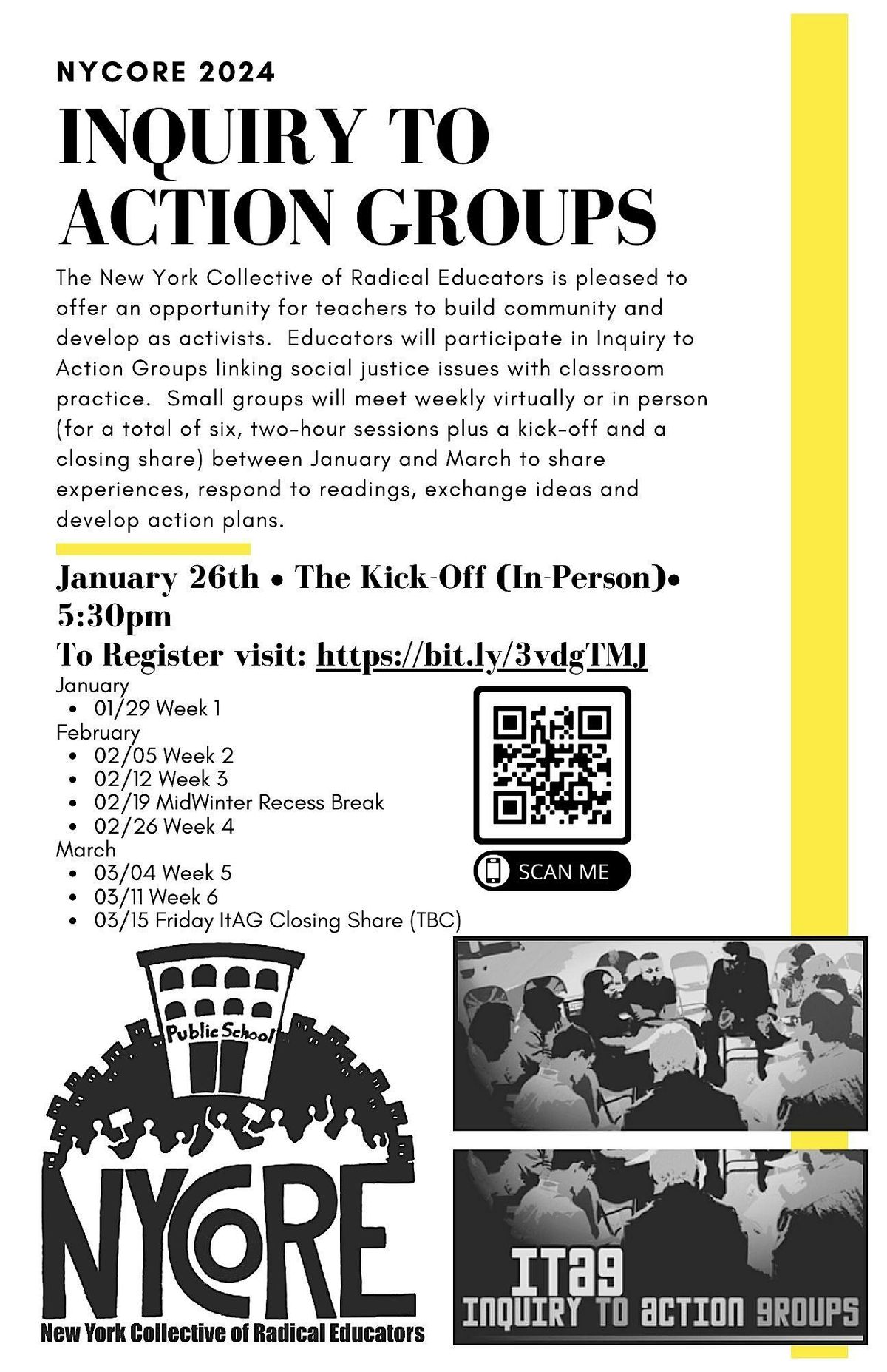 NYCoRE ItAGs 2025 Registration