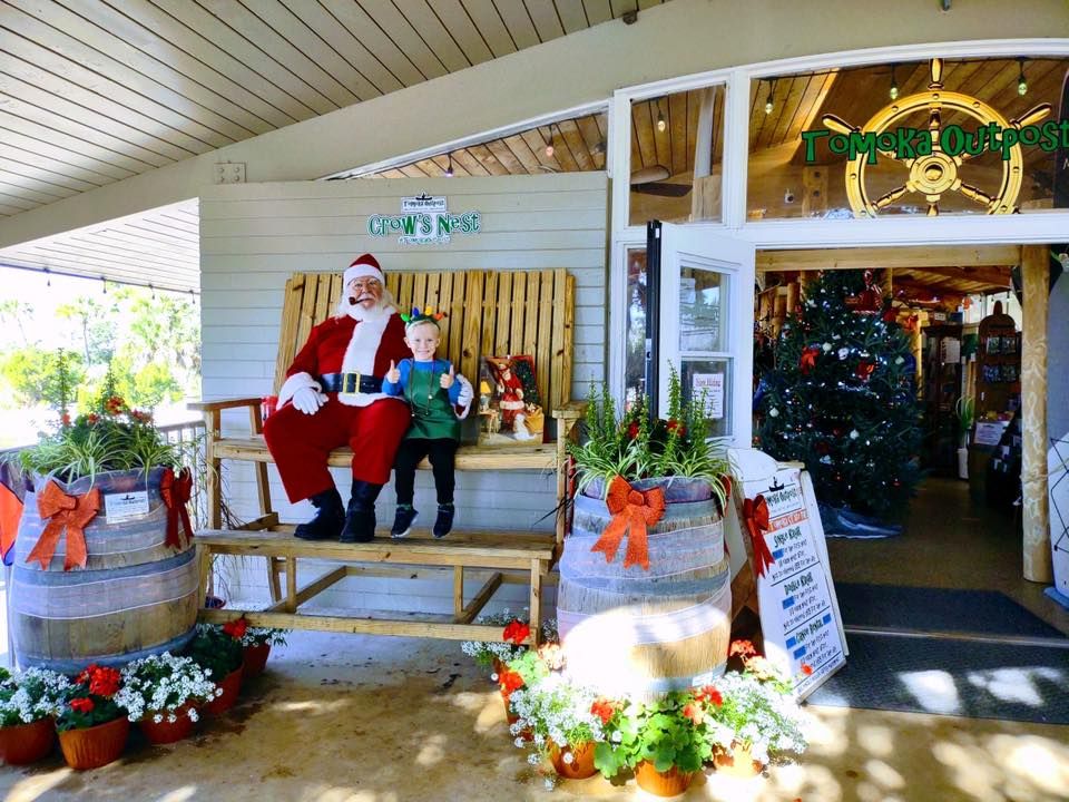 Sunday with Santa at Tomoka Outpost inside Tomoka State Park