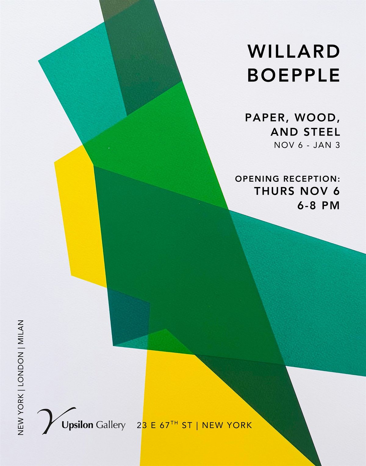 Willard Boepple: Paper, Wood, and Steel