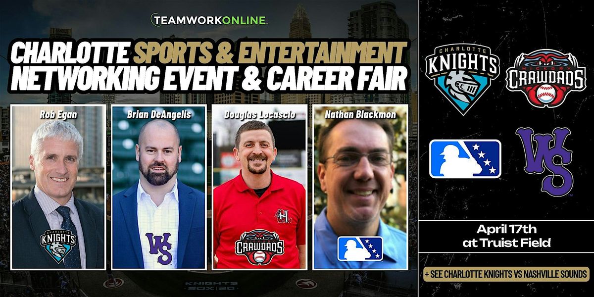 Charlotte Sports & Entertainment Networking Event & Career Expo