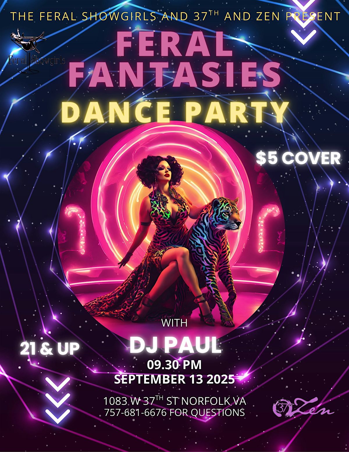 Feral Fantasies Dance Party with DJ Paul!