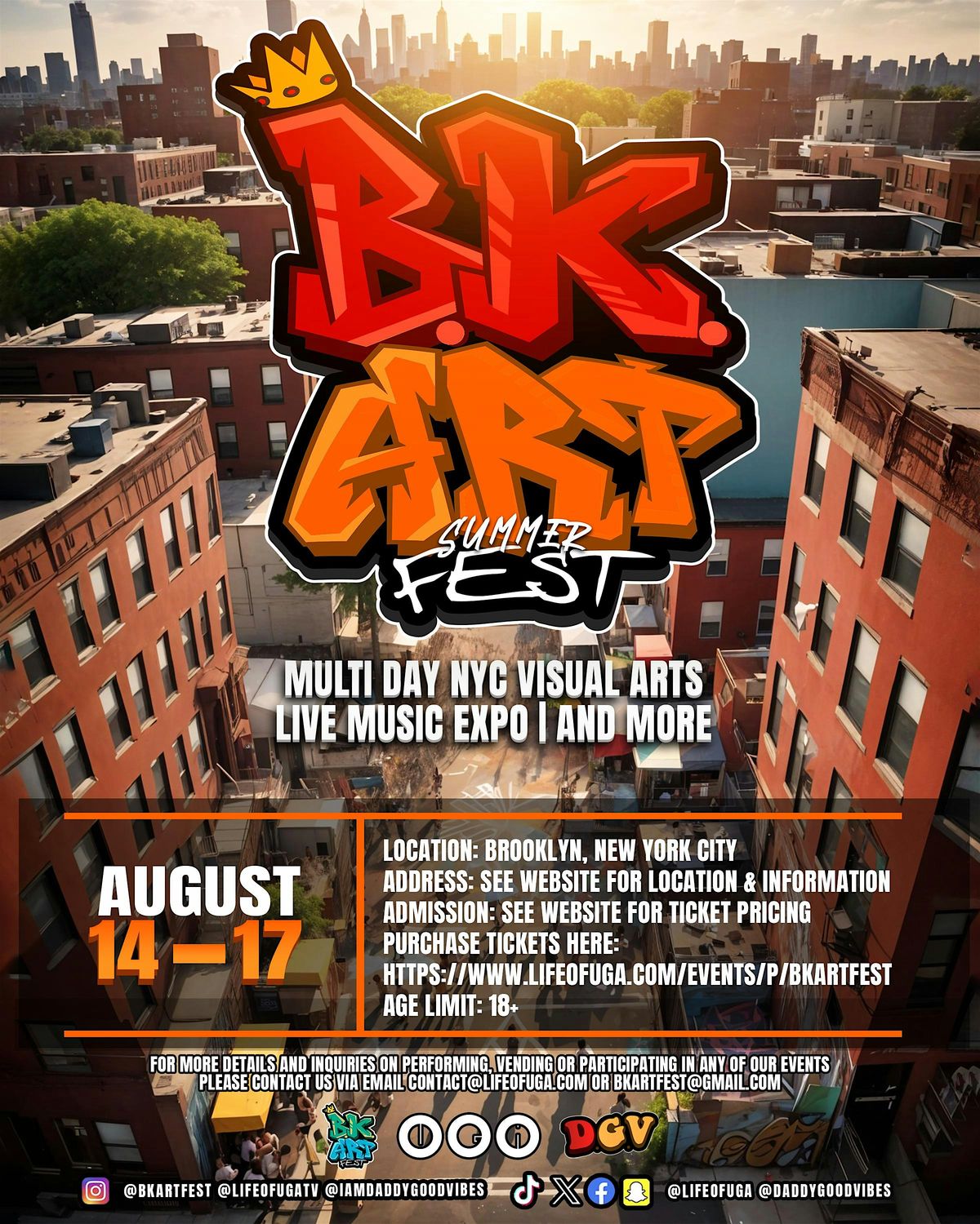 B.K. Art Fest: Summer Edition (4 Day Art & Music Expo)