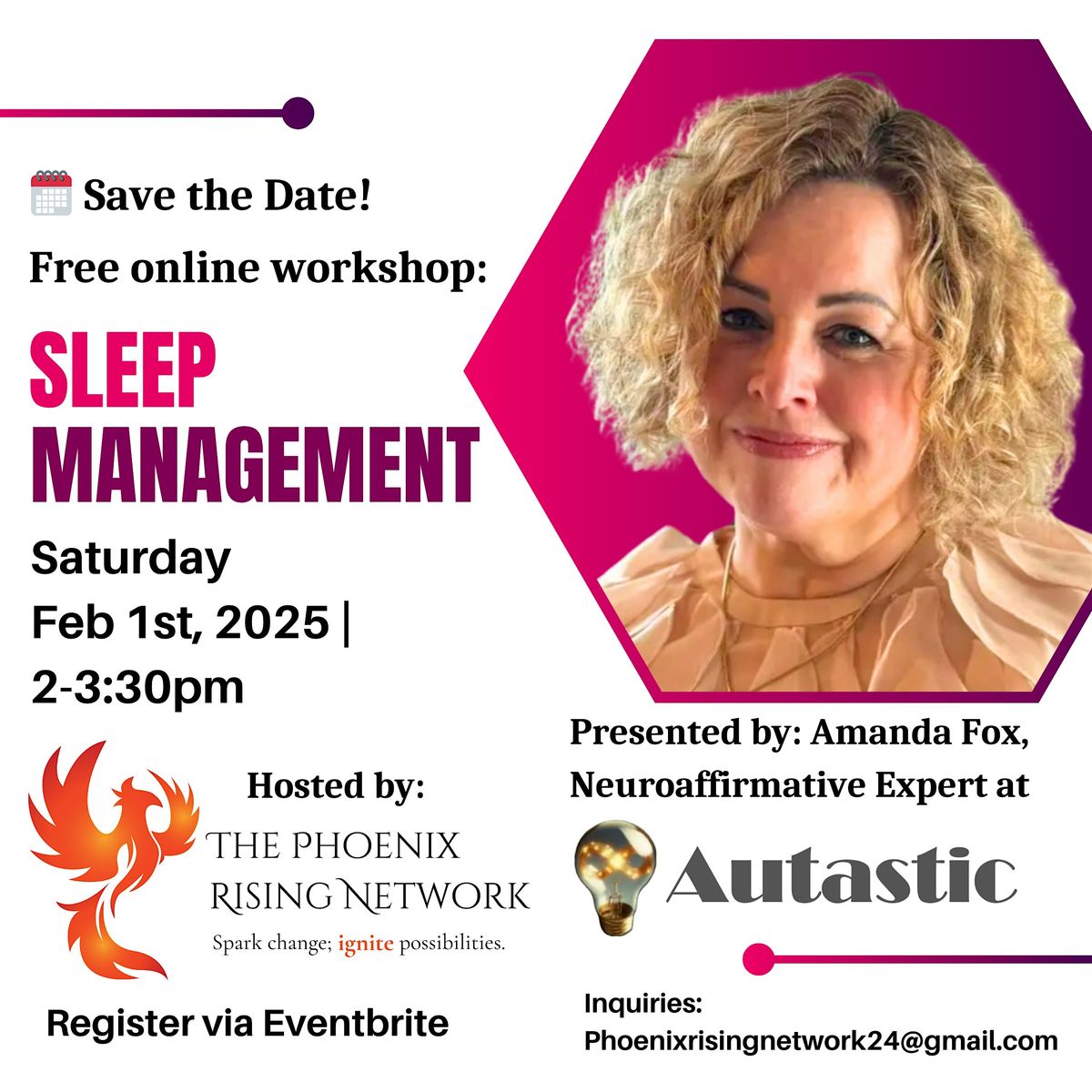 Free Online Workshop: Sleep Management