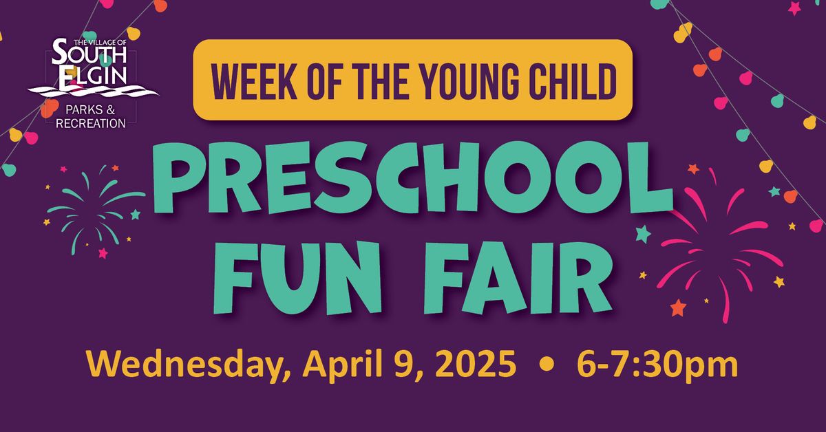 Week of the Young Child Preschool Fun Fair