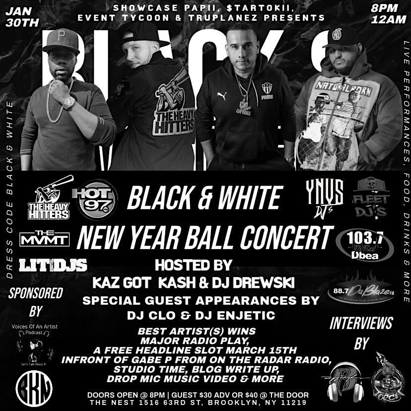 New Year Ball Black & White Affair