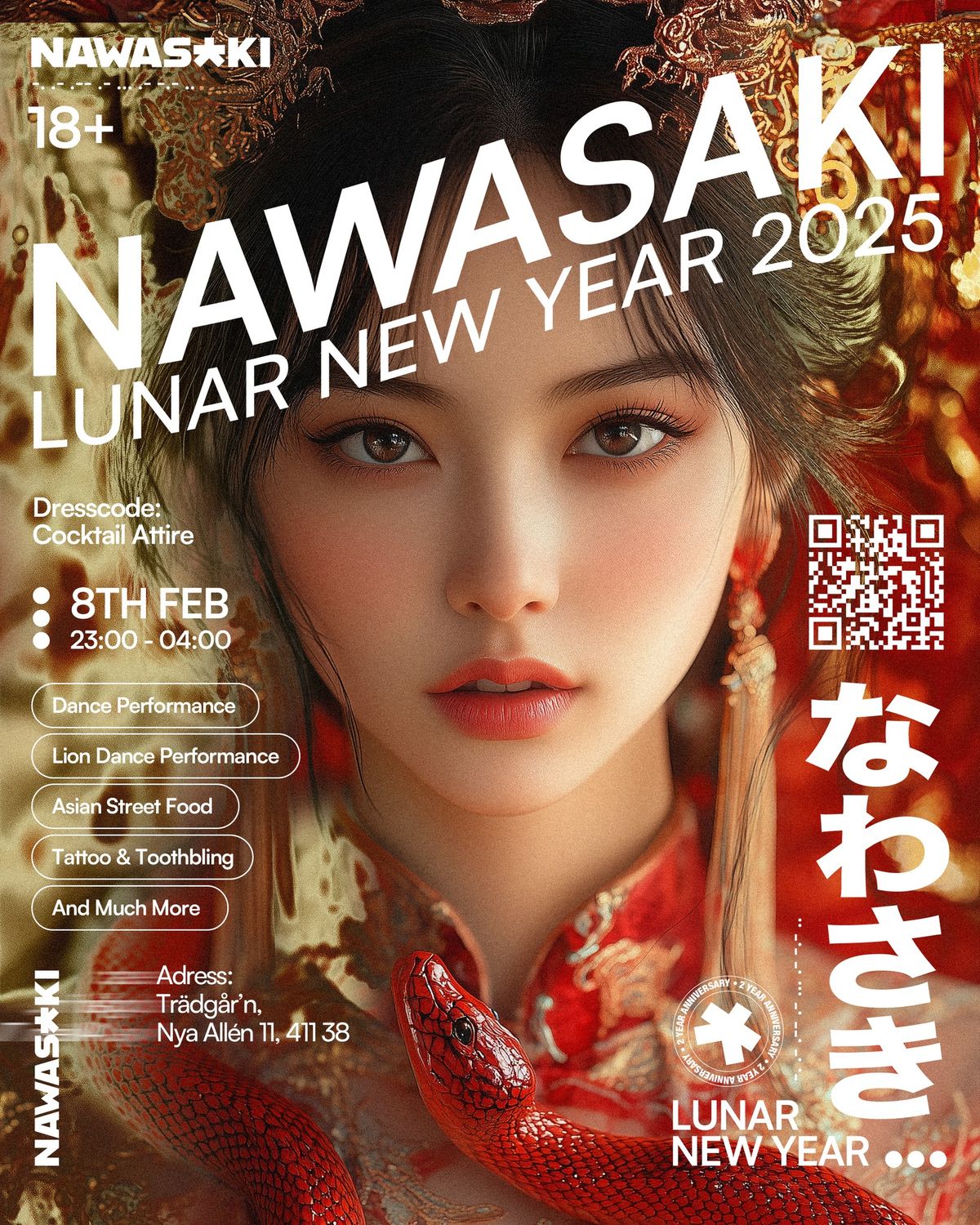 Nawasaki Lunar New Year x Tr\u00e4dg\u00e5rn 2025