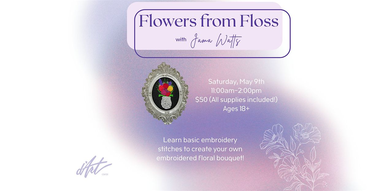 Flowers from Floss