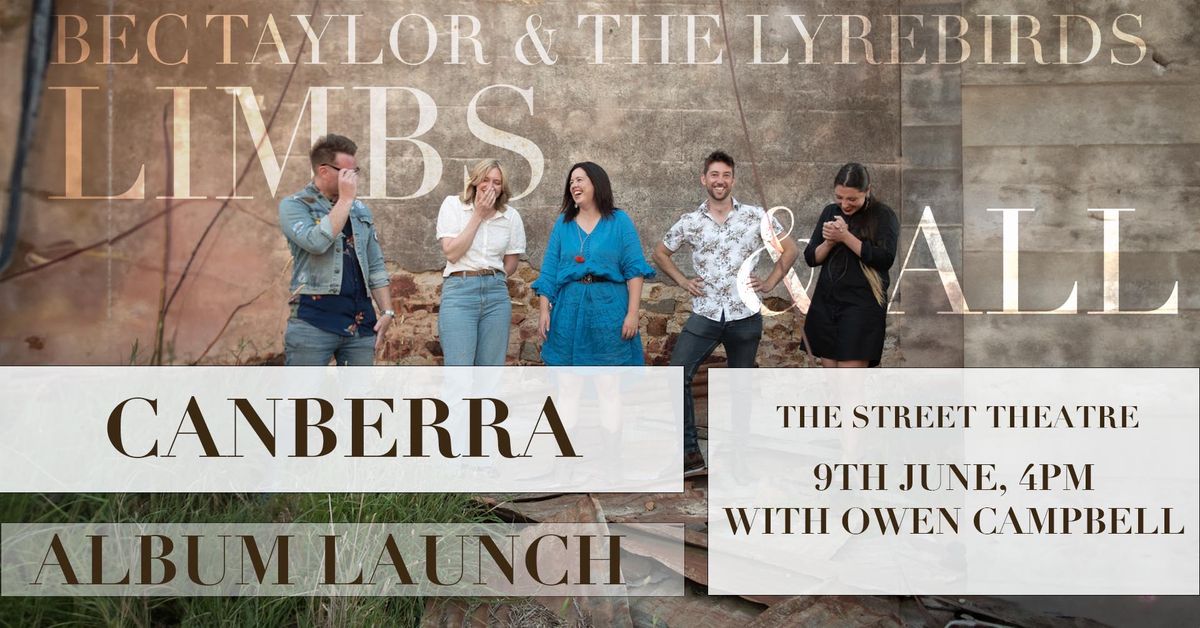 Bec Taylor and the Lyrebirds Canberra Album Launch with Owen Campbell