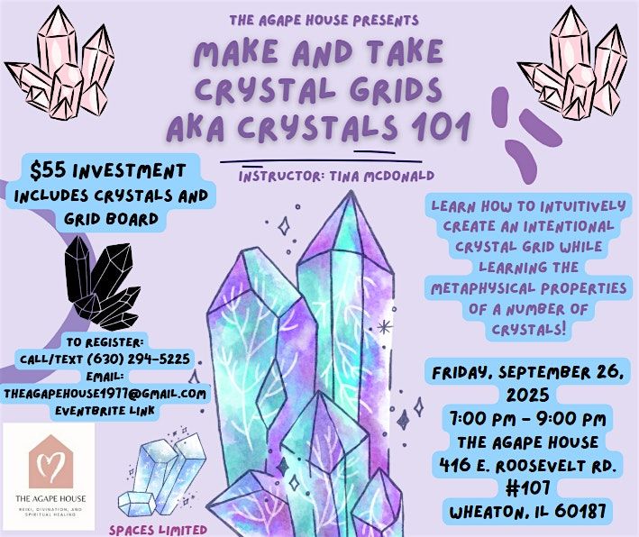 Make and Take Crystal Grids aka Crystals 101