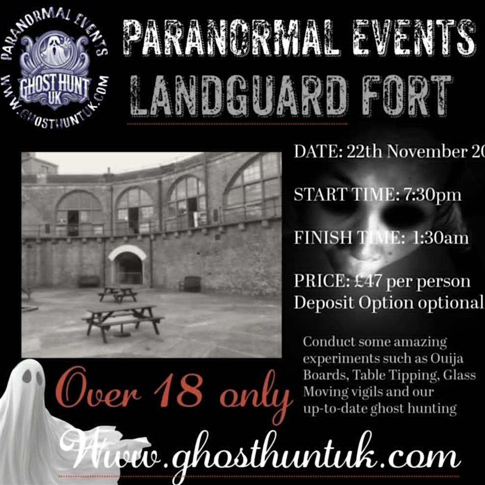 Paranormal event at Landguard Fort