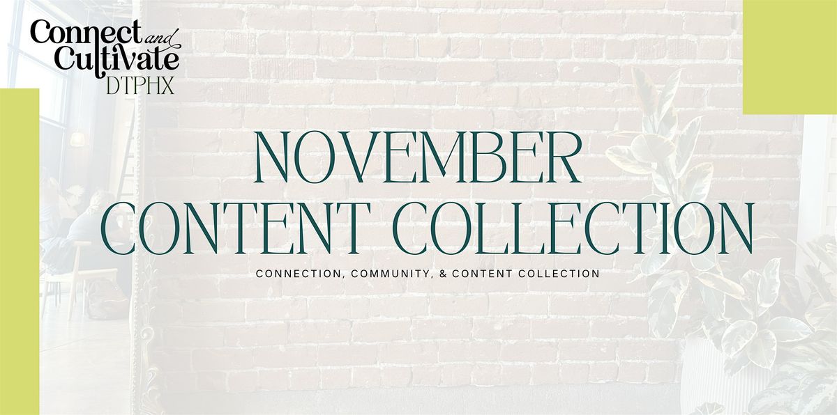 November Content Collection