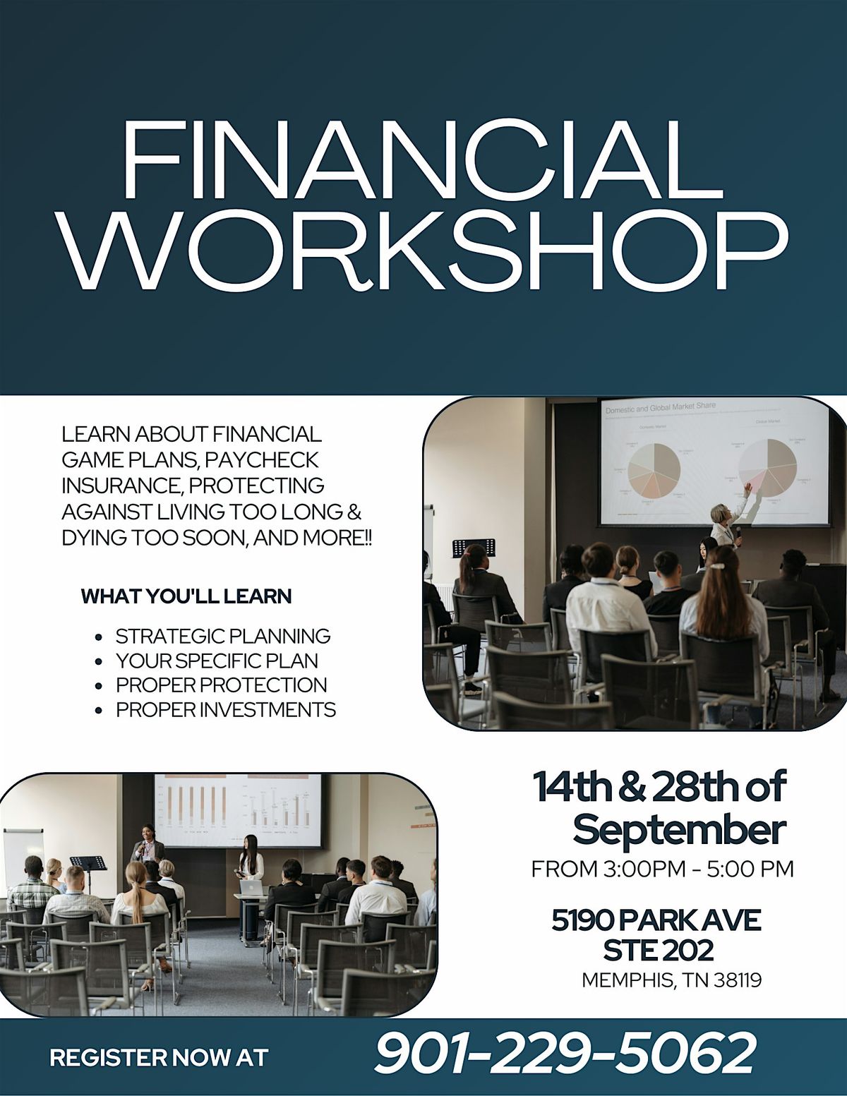 Financially Protect Against Living Too Long & Dying Too Soon Workshop