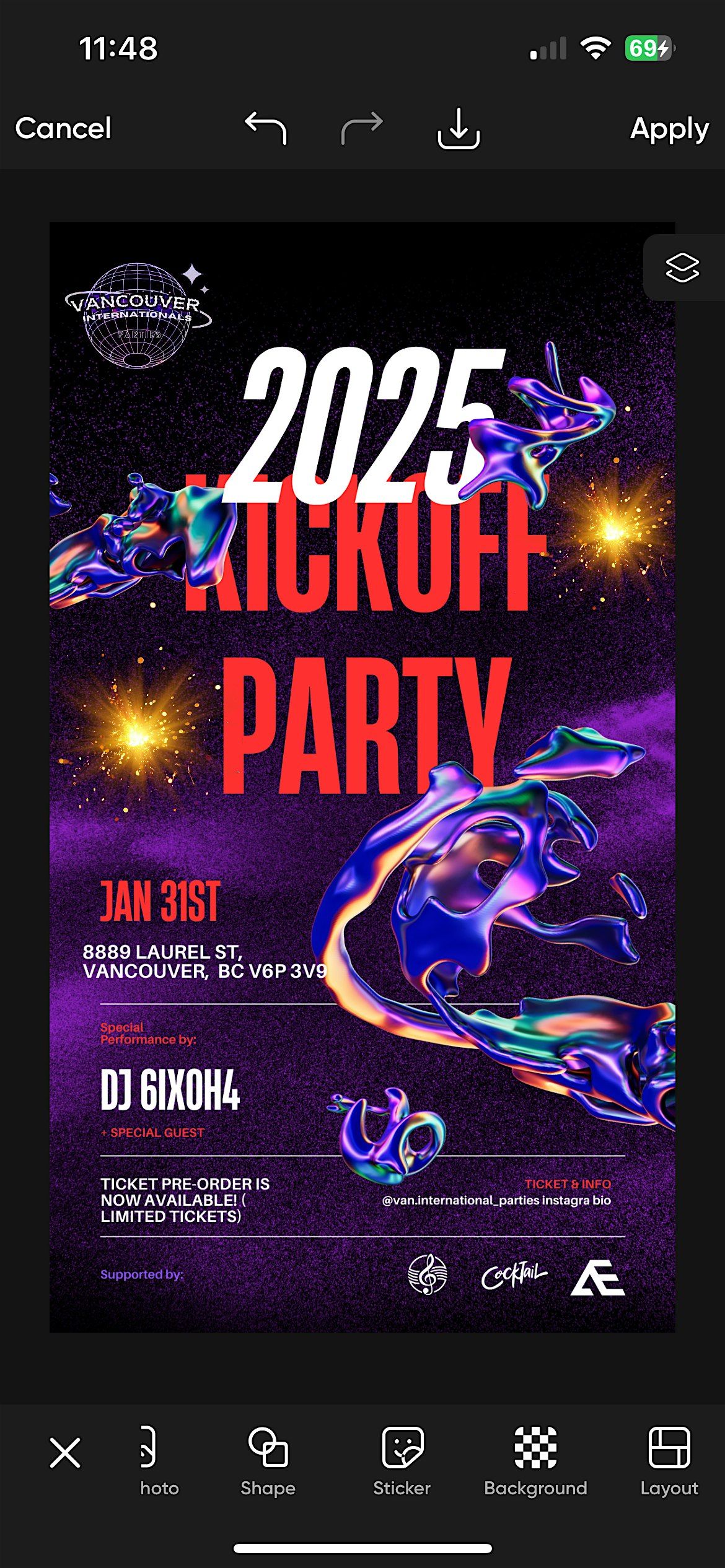 2025 kickoff party