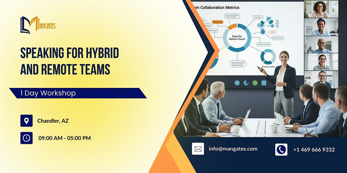 Speaking for Hybrid and Remote Teams: 1 Day Workshop in Chandler, AZ